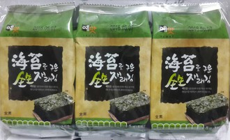 YEMAT FOODS 韓國鹽烤海苔 ( 5g*3入 )  全素