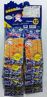 Bento泰式碳烤香魷片-香蒜(小包)  (6g*12入)/封