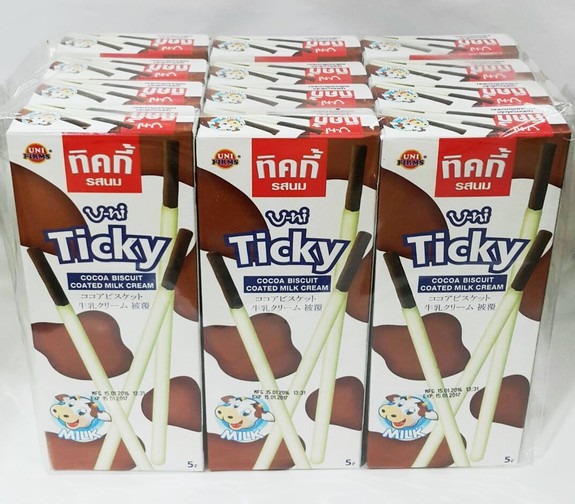 Ticky-牛奶巧克力棒*12入~