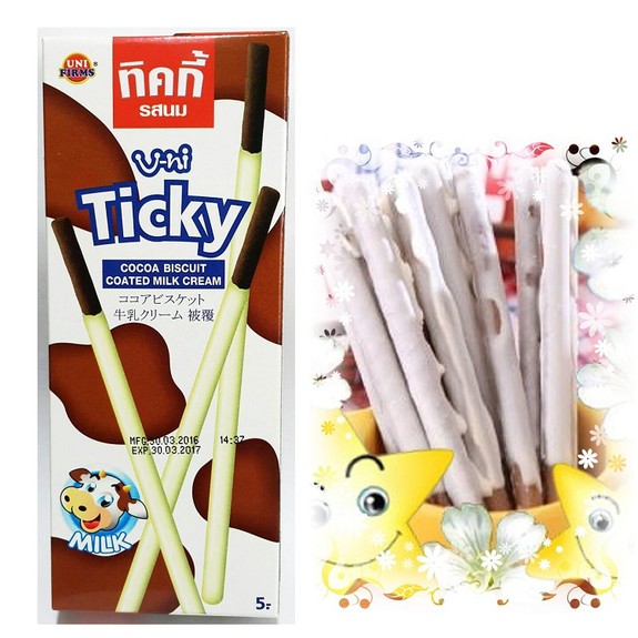 Ticky-牛奶巧克力棒 20g/盒