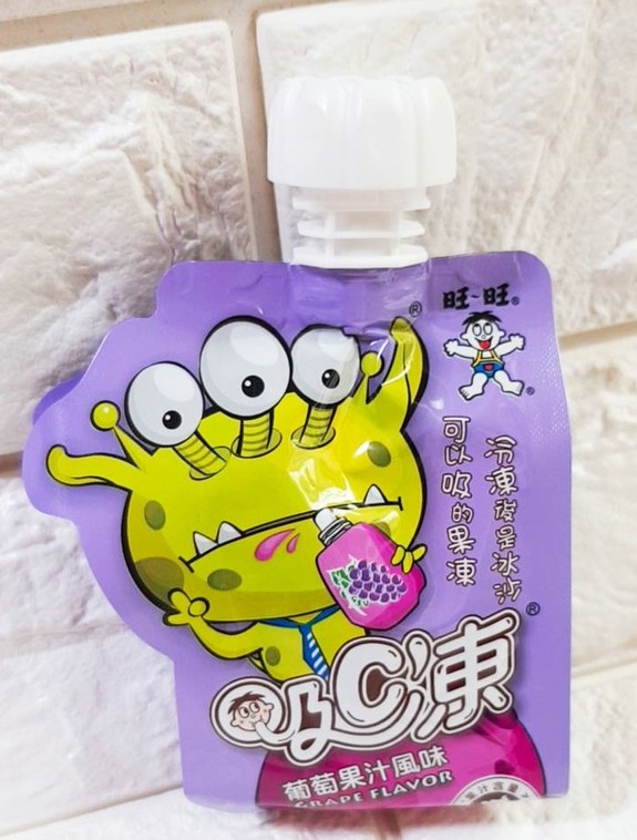 【台灣】吸吸凍-葡萄果汁風味 90g/包