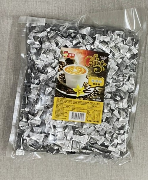 褔伯咖啡糖-香草味  500g/包  獨立包裝 奶素  