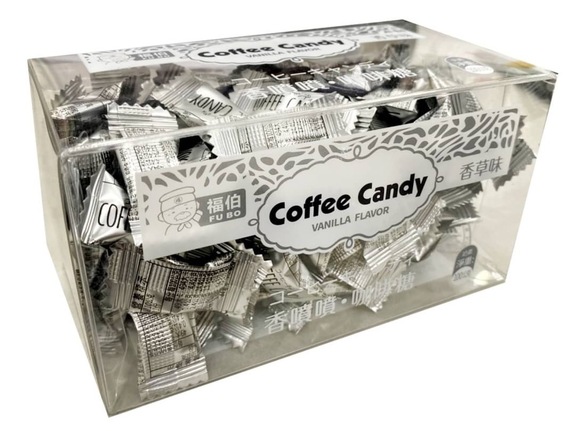 褔伯咖啡糖-香草味  100g/盒  獨立包裝 奶素  