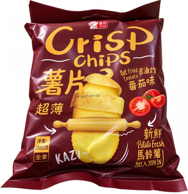 日日旺-馬鈴薯片 (番茄味) 288克/包 全素